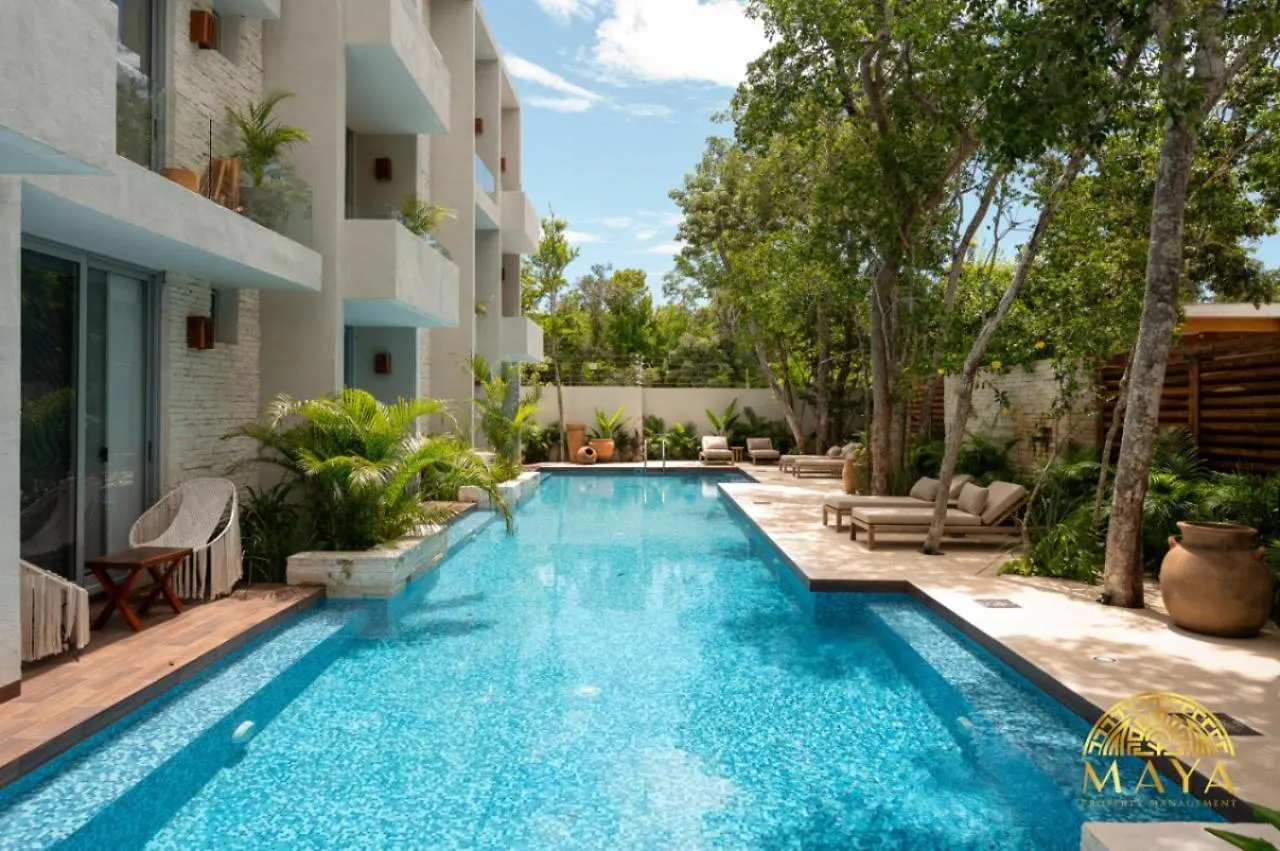 Nhoa 307B Lux 1Br Condo Pool View In Aldea Zama Tulum Messico